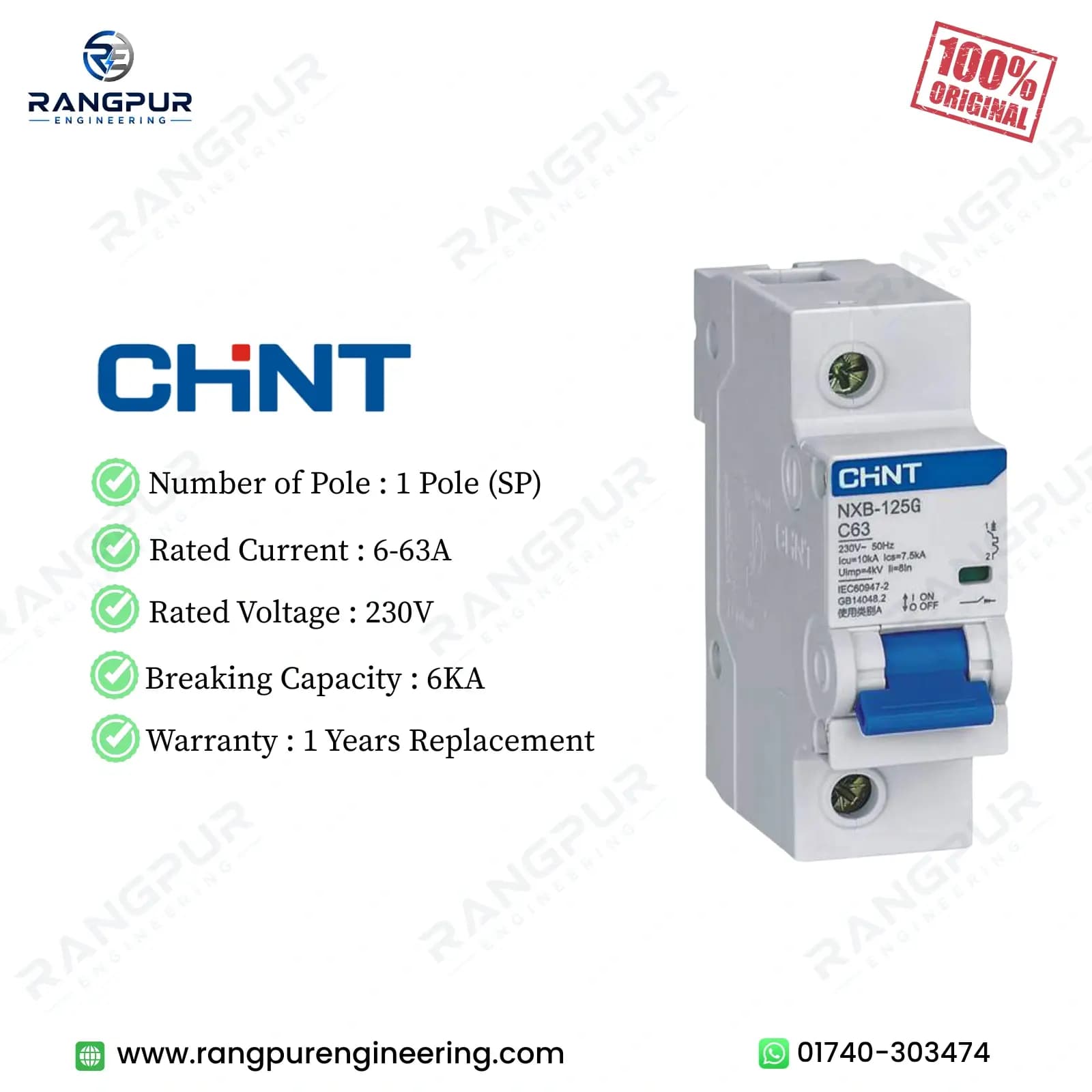 6-63A Single Pole Miniature Circuit Breaker 6kA C Curve 6-63A Single Pole Miniature Circuit Breaker 6kA C Curve