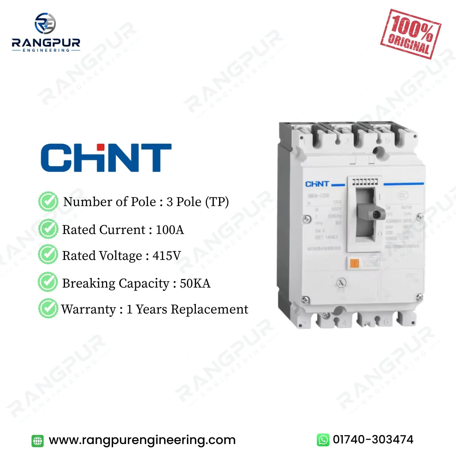 25-80A 3 Pole MCCB Circuit Breaker 50kA Adjustable Overload Protection 25-80A 3 Pole MCCB Circuit Breaker 50kA Adjustable Overload Protection